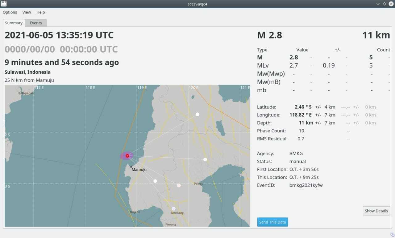 Hoaks, Tidak Ada Pergeseran Sesar di Mamuju