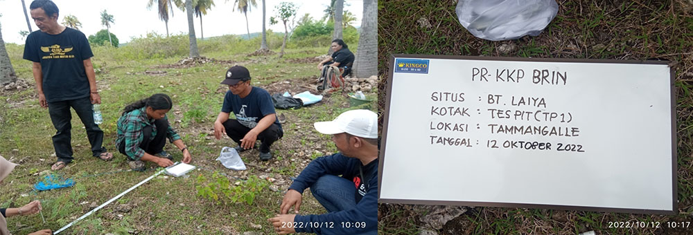 Proses awal PR. KKP BRIN di Situs Buttu Laiyya