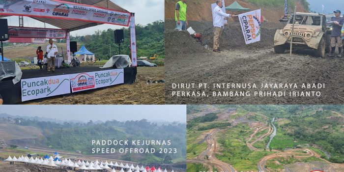Foto: Paddock Kejurnas Speed Offroad 2023, PEPSO Hills Circuit Puncakdua Ecopark Dirut PT. Internusa Jayaraya Abadi Perkasa, Bambang Prihadi Irianto (Rilis)