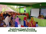 Sosialisasi Cegah Stunting Ala Akper YPPP di Karombang
