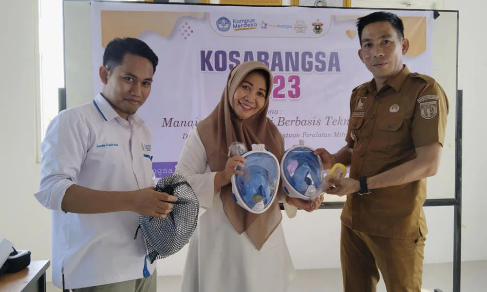 Kosabangsa Laliko Terima Bantuan Kamera Bawah Air dari Unasman