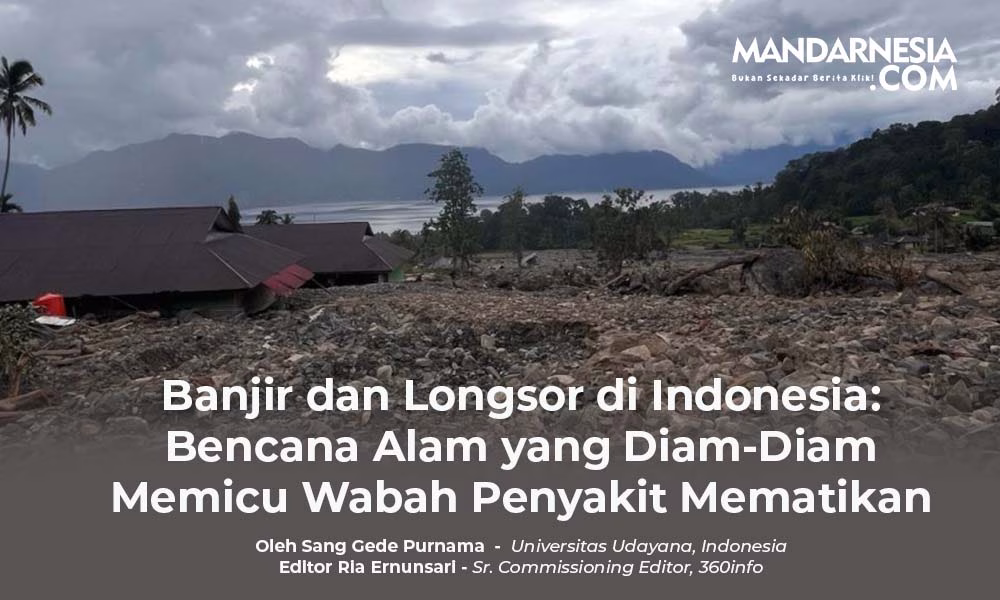 Banjir besar telah merendam rumah-rumah di Maninjau, Sumatera Barat, Indonesia. Sumber: Sumatra Wild Adventure CC 4.0