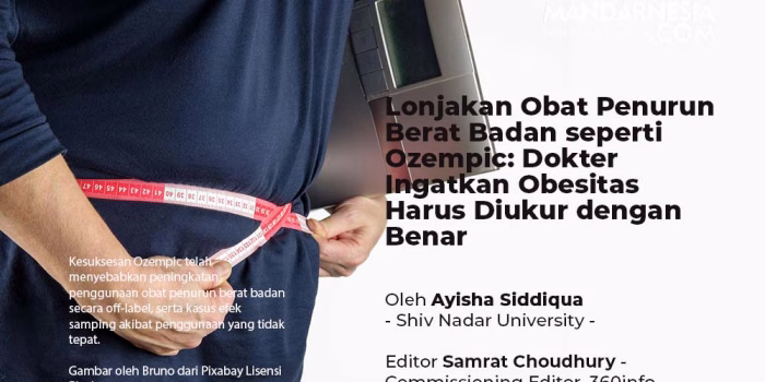 Kesuksesan Ozempic telah menyebabkan peningkatan penggunaan obat penurun berat badan secara off-label, serta kasus efek samping akibat penggunaan yang tidak tepat. Gambar oleh Bruno dari Pixabay Lisensi Pixabay