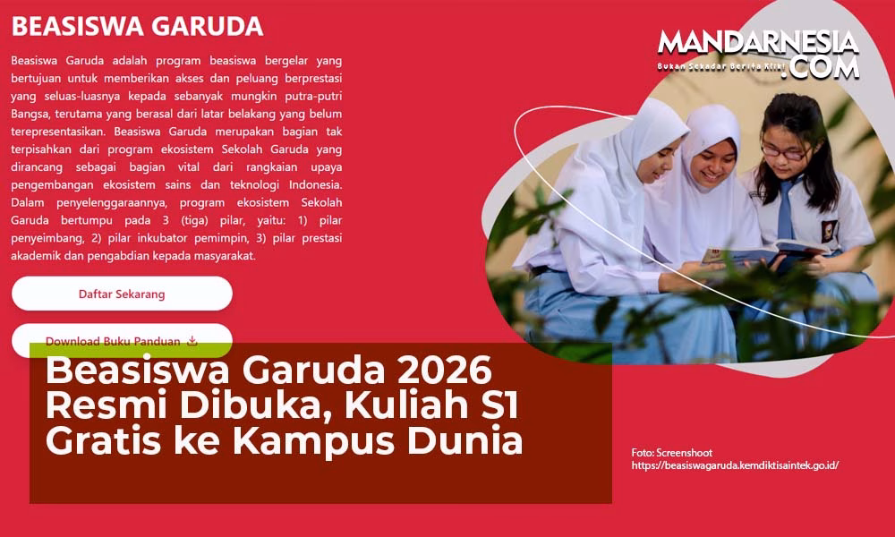 Foto: Screenshoot https://beasiswagaruda.kemdiktisaintek.go.id/