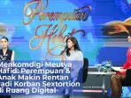 Menkomdigi Meutya Hafid menjadi narasumber dalam program "Dialog Spesial Perempuan Hebat" di Studio TV One, Kuningan, Jakarta Selatan, Senin (20/04/2026). Foto: Anhar/Komdigi