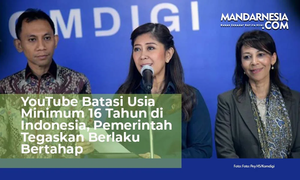 Menkomdigi Meutya Hafid menyampaikan keterangan kepada awak media dalam Konferensi Pers di Kantor Kementerian Komdigi, Jakarta Pusat, Rabu (22/04/2026). Foto: Pey HS/Komdigi